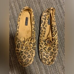 Leopard Sperry Top Sider Outdoor Slipper